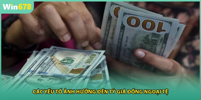 Các yếu tố ảnh hưởng đến tỷ giá đồng ngoại tệ